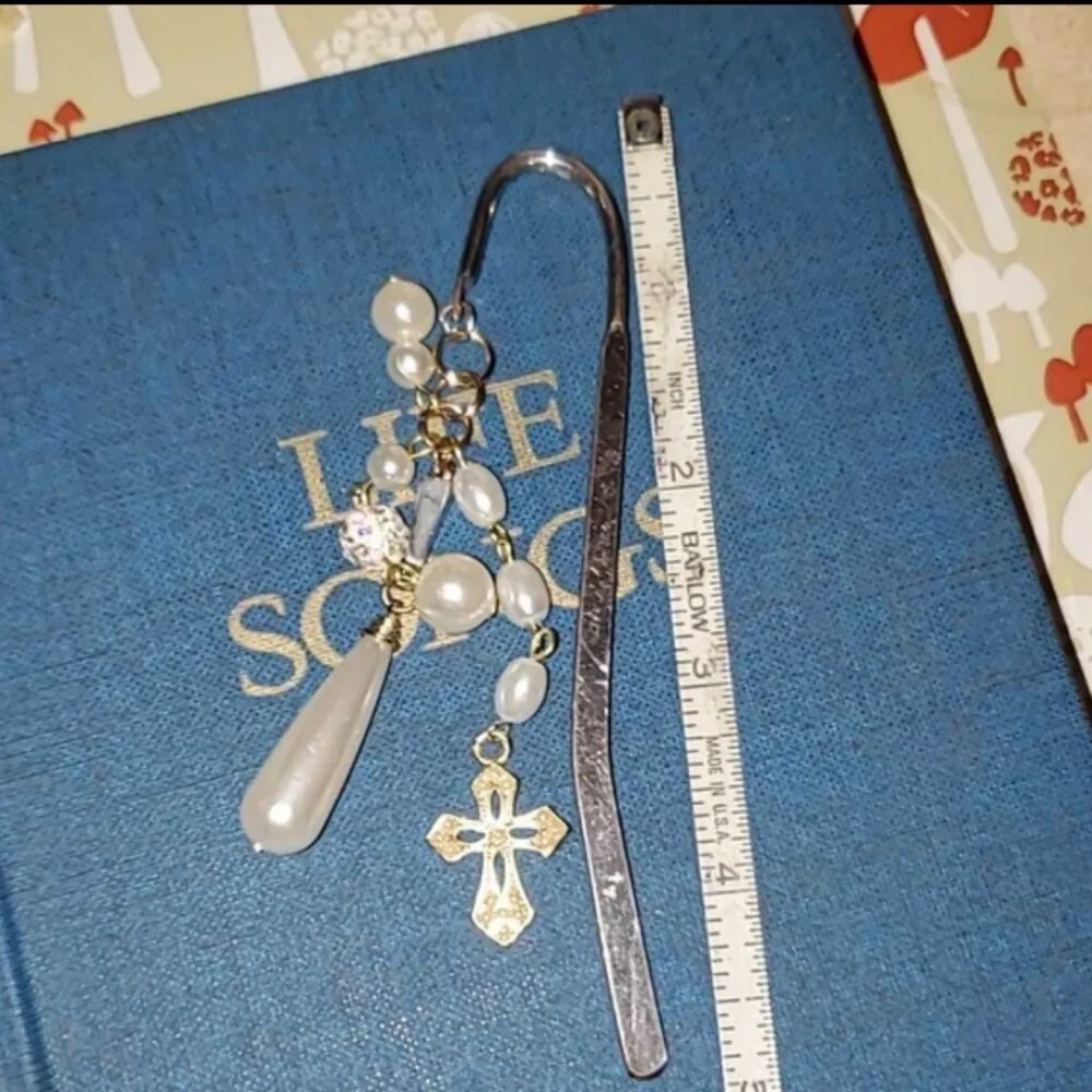 Handmade bookmark silver